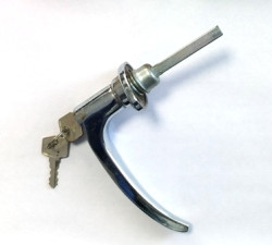 Ручка Т30.45.057 с замком (металл) - фото