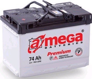 Аккумулятор A-Mega Premium R+ (74Ah)