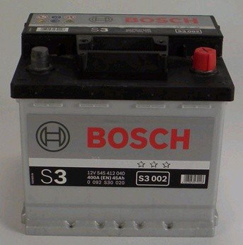 Аккумулятор BOSCH S3 S3002 545412040 (45Ah) 400А R+