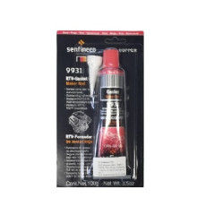 Герметик силиконовый красный SENFINECO RTV Silicone-Gasket Maker Red 100г - фото